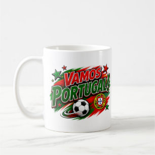 VAMOS PORTUGAL! Fan Portuguese Pride Foot Coffee Mug