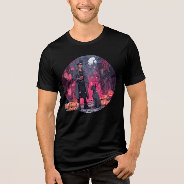 Vamp Party Halloween Tri-Blend Shirt (Front)