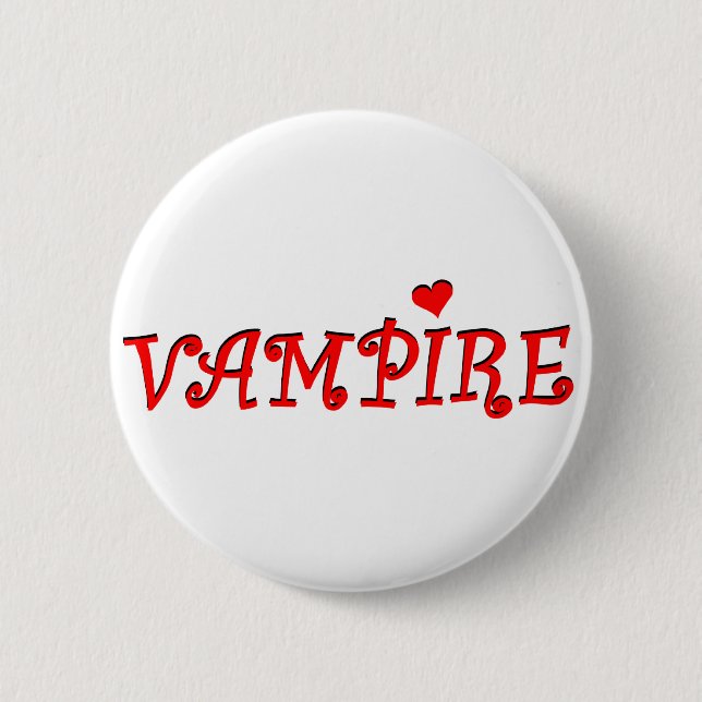 vampire 2 inch round button (Front)