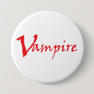 Vampire 3 Inch Round Button