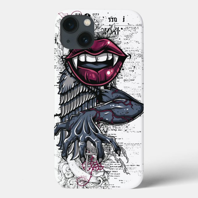 Vampire Abstract Art Case-Mate iPhone Case (Back)