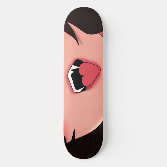 Vampire Anime Lips Skateboard Deck (Recto)