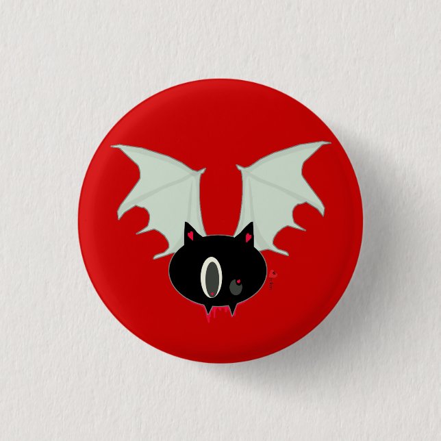 Vampire Bat Mini Button (Front)