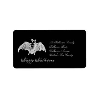 Vampire Bat Wishes Label