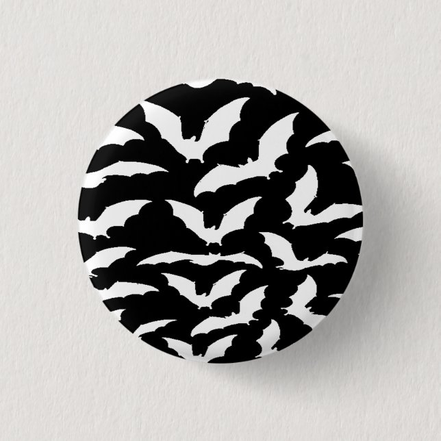 VAMPIRE BATS 1 INCH ROUND BUTTON (Front)