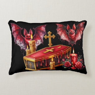 Vampire Bats Accent Pillow
