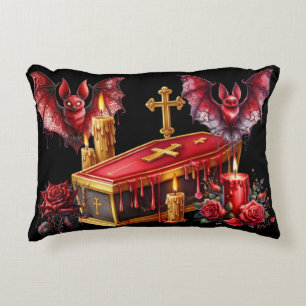 Vampire Bats Accent Pillow