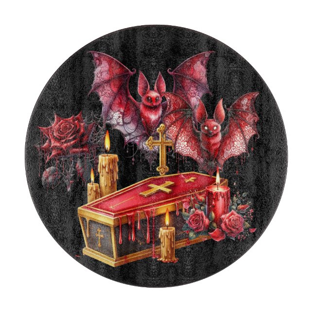 Vampire Bats Cutting Board (Front)