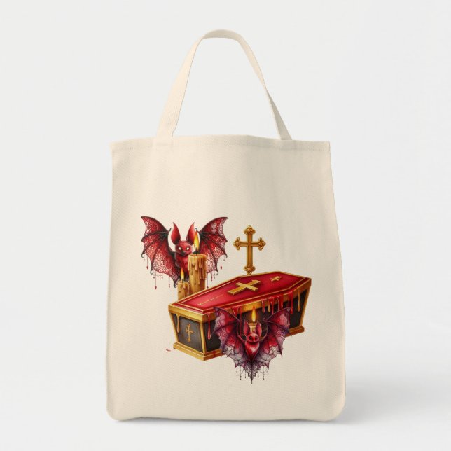 Vampire Bats Tote Bag (Front)