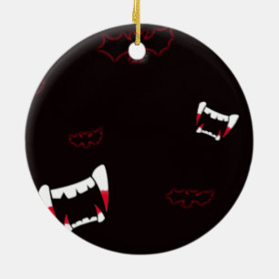 vampire bats xmas christmas ornaments