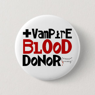 Vampire Blood Donor 2 Inch Round Button