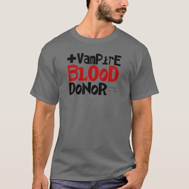 Vampire Blood Donor T-Shirt (Front)