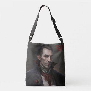 Vampire Book Club Dark Romance Paperback Add Name Crossbody Bag
