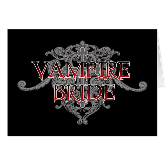 Vampire Bride Card (Front Horizontal)