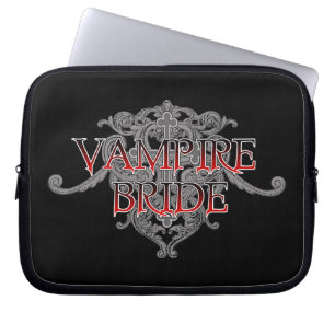 Vampire Bride Laptop Bag