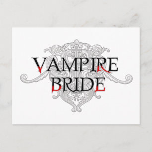 Vampire Bride Postcard