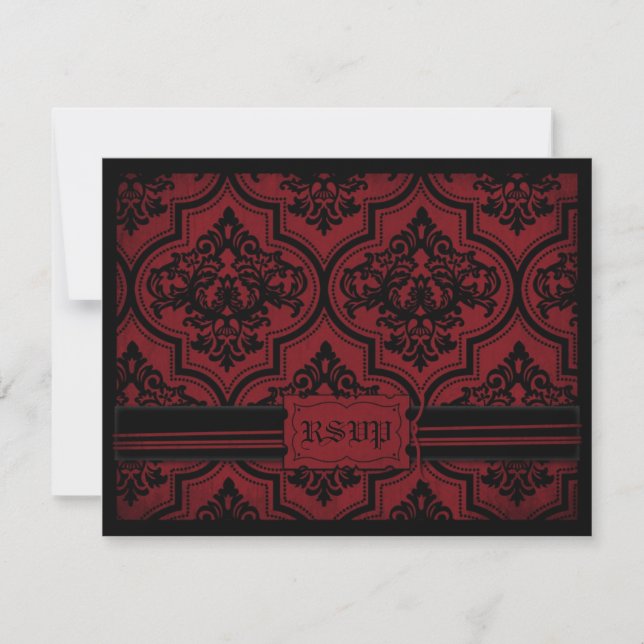 Vampire Bride RSVP Card D (Front)