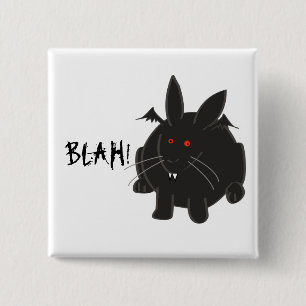 Vampire Bunneh 2 Inch Square Button