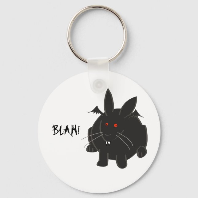 Vampire Bunneh Keychain (Front)