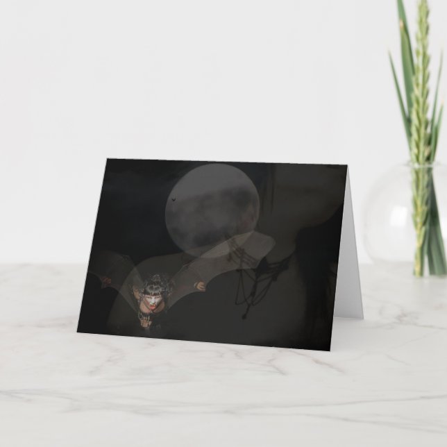 Vampire - Carte de voeux (Devant)