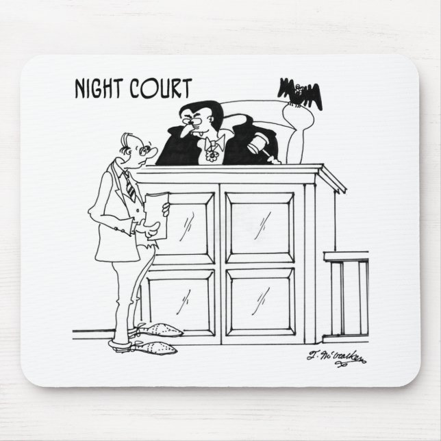 Vampire Cartoon 5319 Mouse Pad (Front)