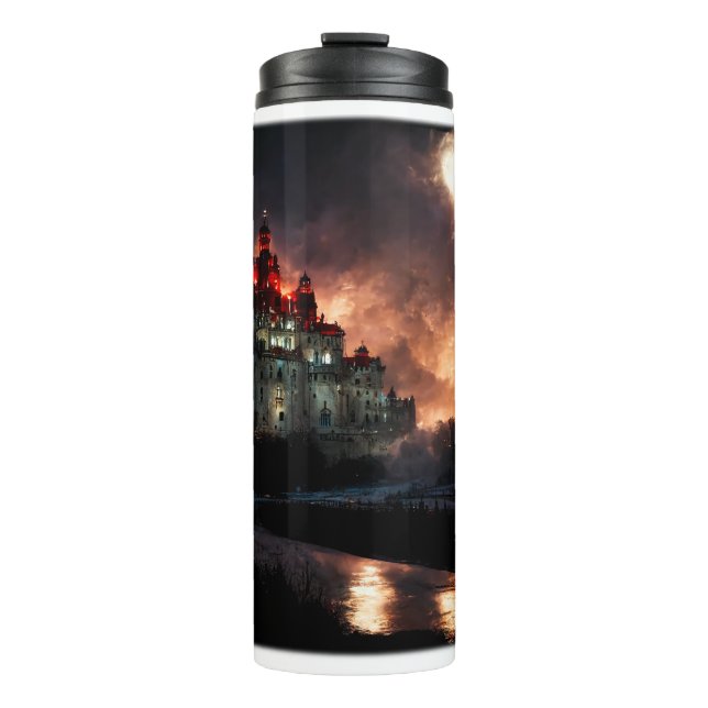 Vampire Castle Thermal Tumbler  (Front)