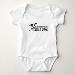 Vampire Cat: And You Thought Only Cats Had 9 Lives Baby Bodysuit
