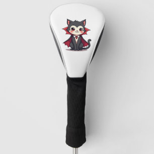 Vampire Cat � Cute Halloween Pet Tee Golf Head Cover
