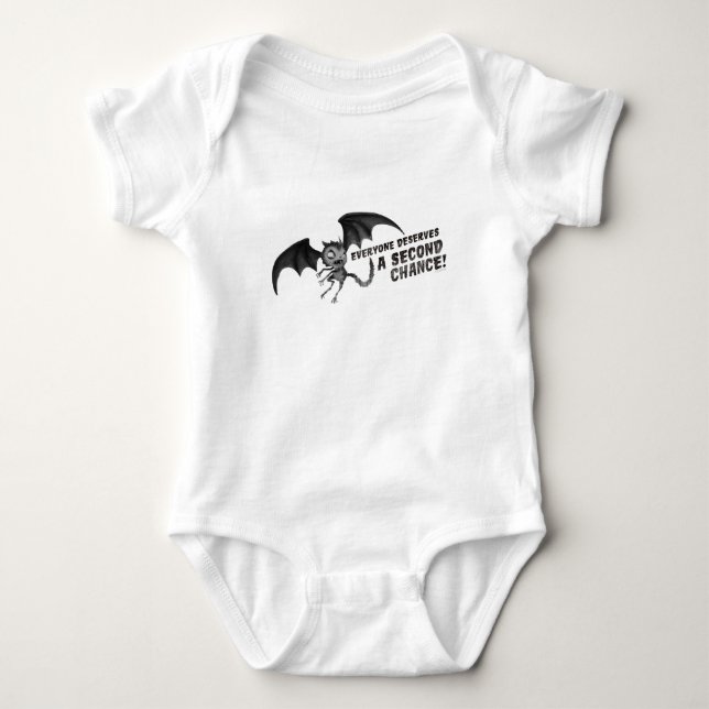 Vampire Cat: Everyone Deserves a Second Chance Baby Bodysuit (Front)