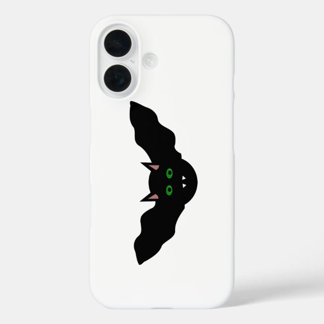 Vampire Cat Faced Bat Halloween Case-Mate iPhone Case (Back)