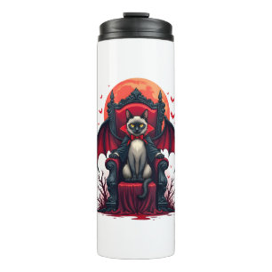 Vampire Cat Lord Thermal Tumbler