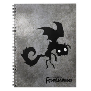 Vampire Cat Silhouette Notebook