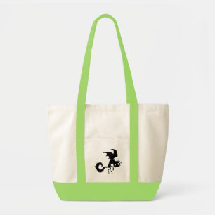 Vampire Cat Silhouette Tote Bag