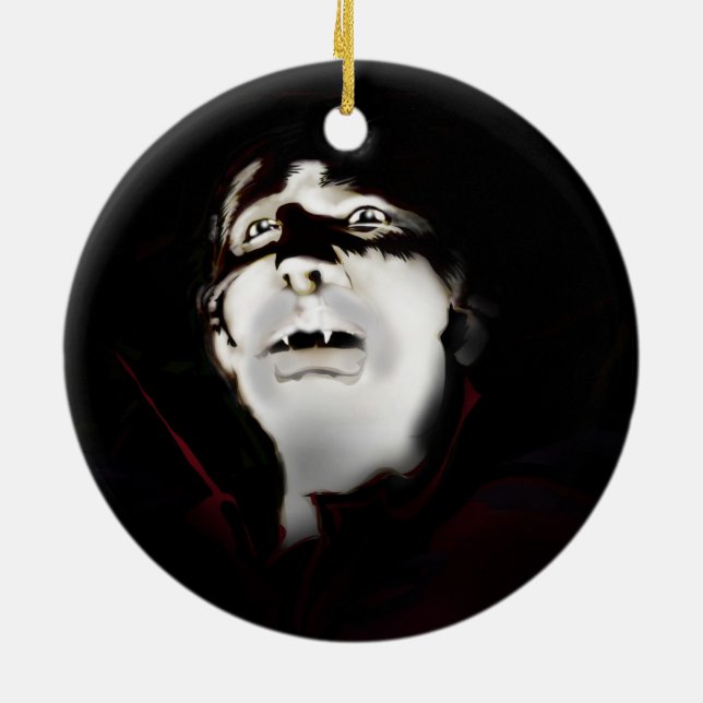 Vampire Ceramic Ornament (Back)