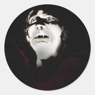 Vampire Classic Round Sticker