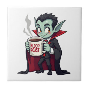 Vampire Coffee Lover � Spooky Latte Shirt Tile