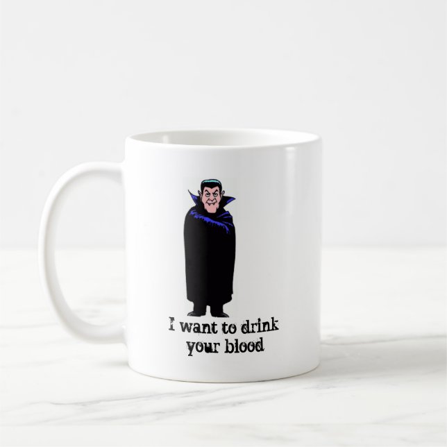 Vampire Coffee Mug (Left)