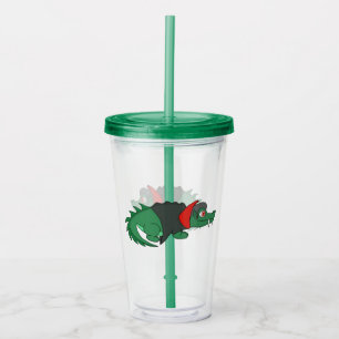 Vampire Crocodile Acrylic Tumbler