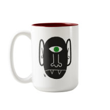 Vampire Cyclops with Green Eyes Mug