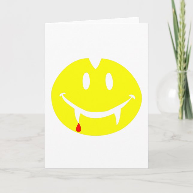 vampire emoji dracula card (Front)