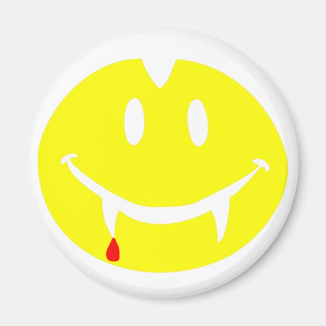 vampire emoji dracula magnet (Front)