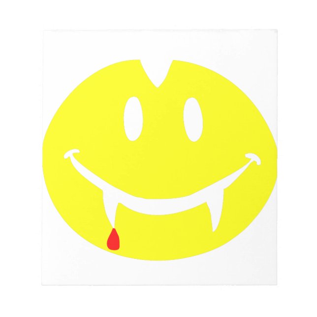 vampire emoji dracula notepad (Front)