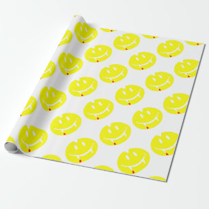 vampire emoji dracula wrapping paper