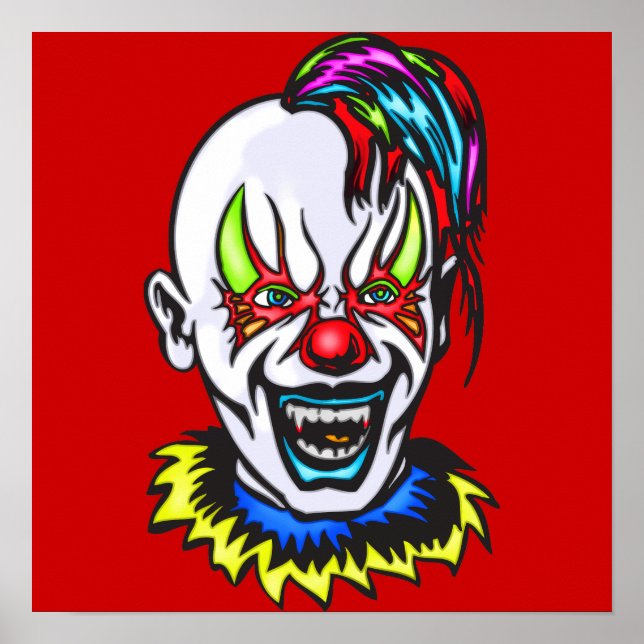 Vampire Evil Clown Poster (Front)