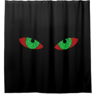 Vampire Eyes Shower Curtain