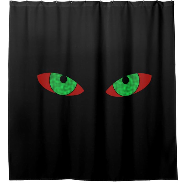 Vampire Eyes Shower Curtain (Front)