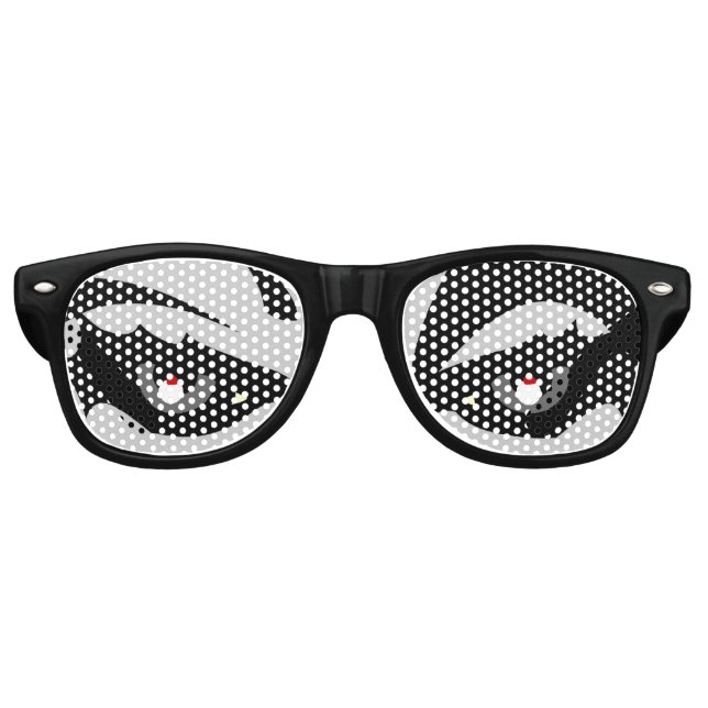 Vampire Eyes Sunglasses Fun Zombie Costume Gifts (Front)