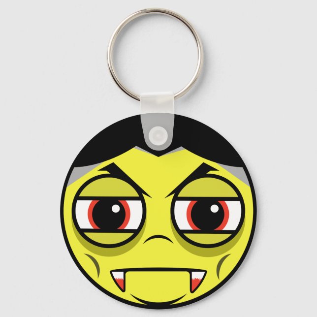 Vampire Face Keychain (Front)