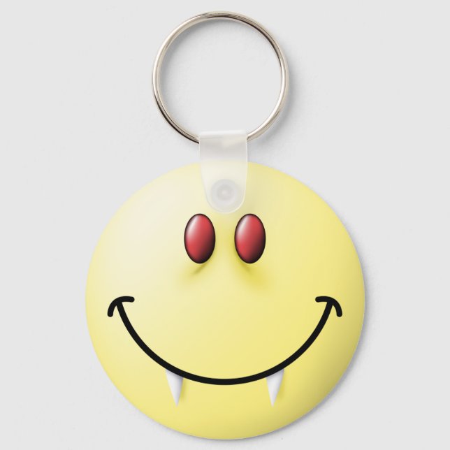 Vampire Face Keychain (Front)