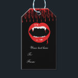 Vampire Fangs Blood Dracula Halloween Party Favour Gift Tags<br><div class="desc">Vampire Fangs Blood Dracula Halloween Party Favour Gift Tags. Customize however you want.</div>
